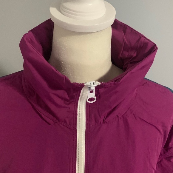 Free People NWT Colorblock Jacket Bosenberry XS Highline Hidden Hoodie Pockets - Picture 7 of 11